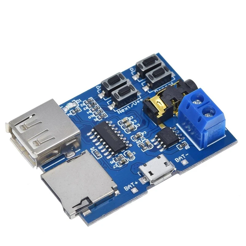 TF Card U Disk MP3 Format Decoder Board Module Amplifier Decoding Audio Player