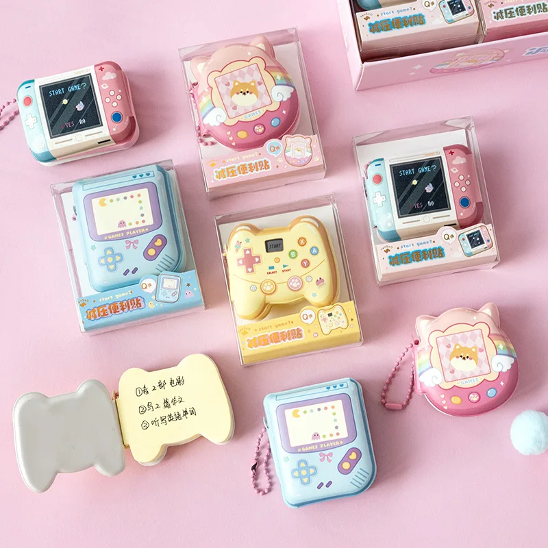 Fun Game Console Series Decompression Notes Little Fresh Girl Heart Doudou Book Portable Random 1 Small Book