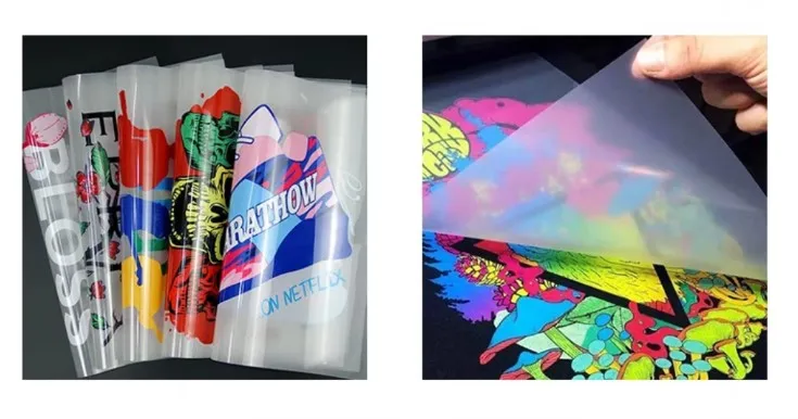 Unic Film A3/A4/A3 + PET نقل تي شيرت نقل الحرارة الطباعة فيلم DTF غشاء DTF طابعة DTF متوافقة لتوريد طابعة DTF