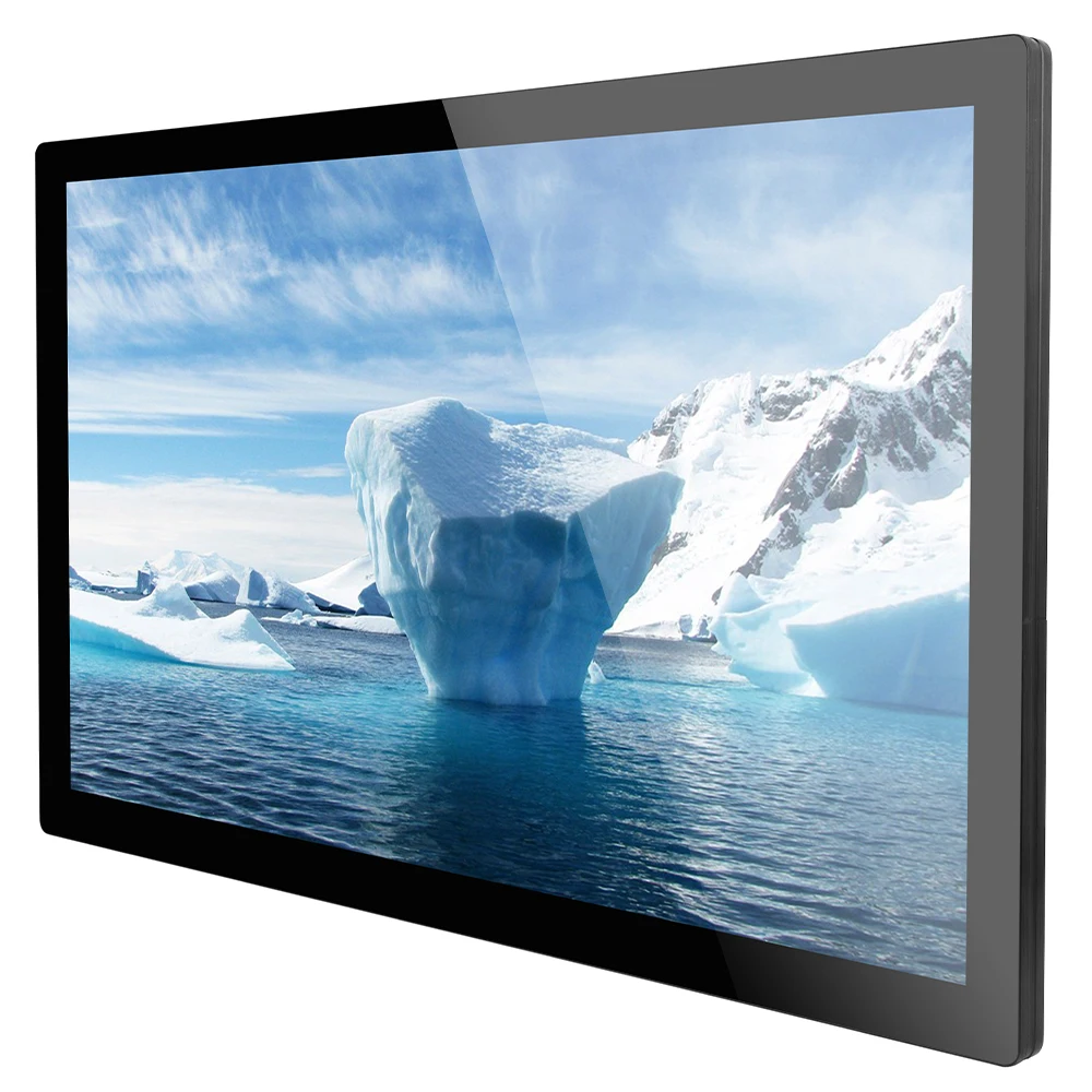 27 inch industrial capacitive touch screen monitor ture flat touch screen waterproof lcd monitor