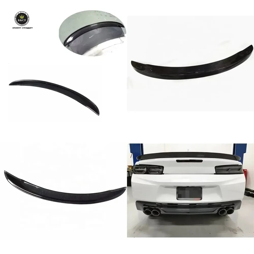 For Camaro 6 SS ZL1 MZ28 Style Carbon Fiber Rear Trunk Lid Spoiler