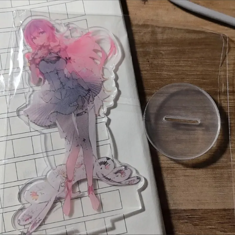 Piapro Characters Acrylic Stand Figure Hatsune Miku Kagamine Rin Anime Peripheral Cute Cartoon Originality Desktop Ornament New
