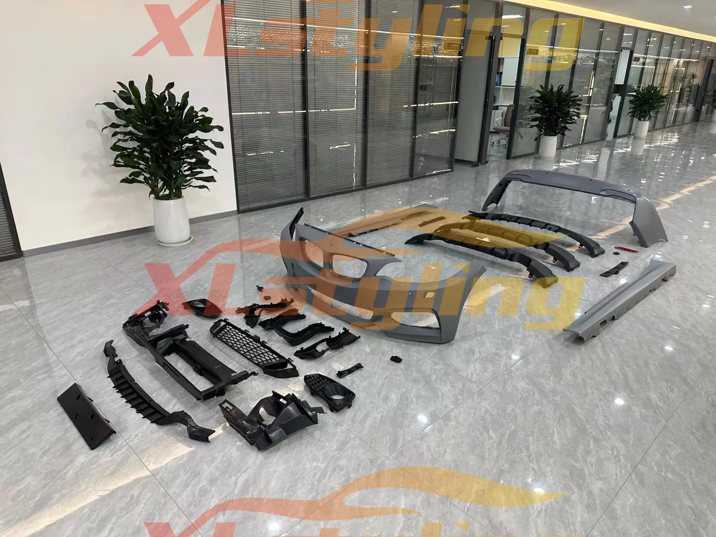 XLstyling Conversion Facelift Body Kit Для b mw F22 2 Series M-Tech M Sport Style 1:1 передний и задний бампер