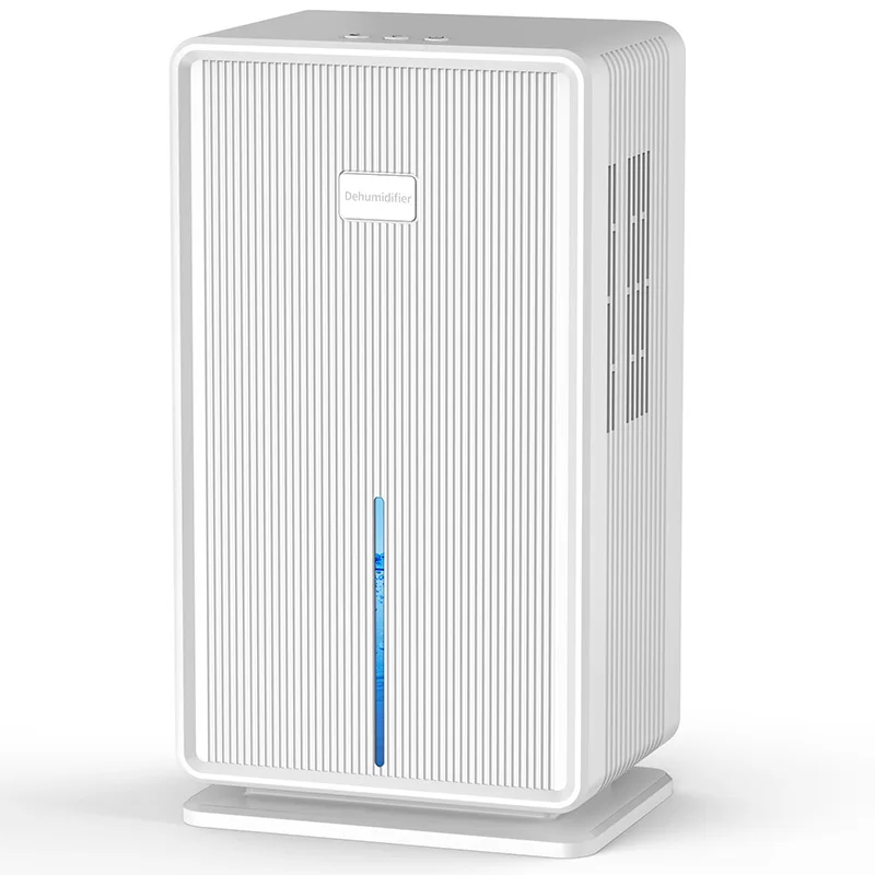 3L Home Dehumidifier Bathroom Dehumidifier Colorful Ambient Lighting Auto Shut-Off/Sleep Mode Negative Ion Purification Function