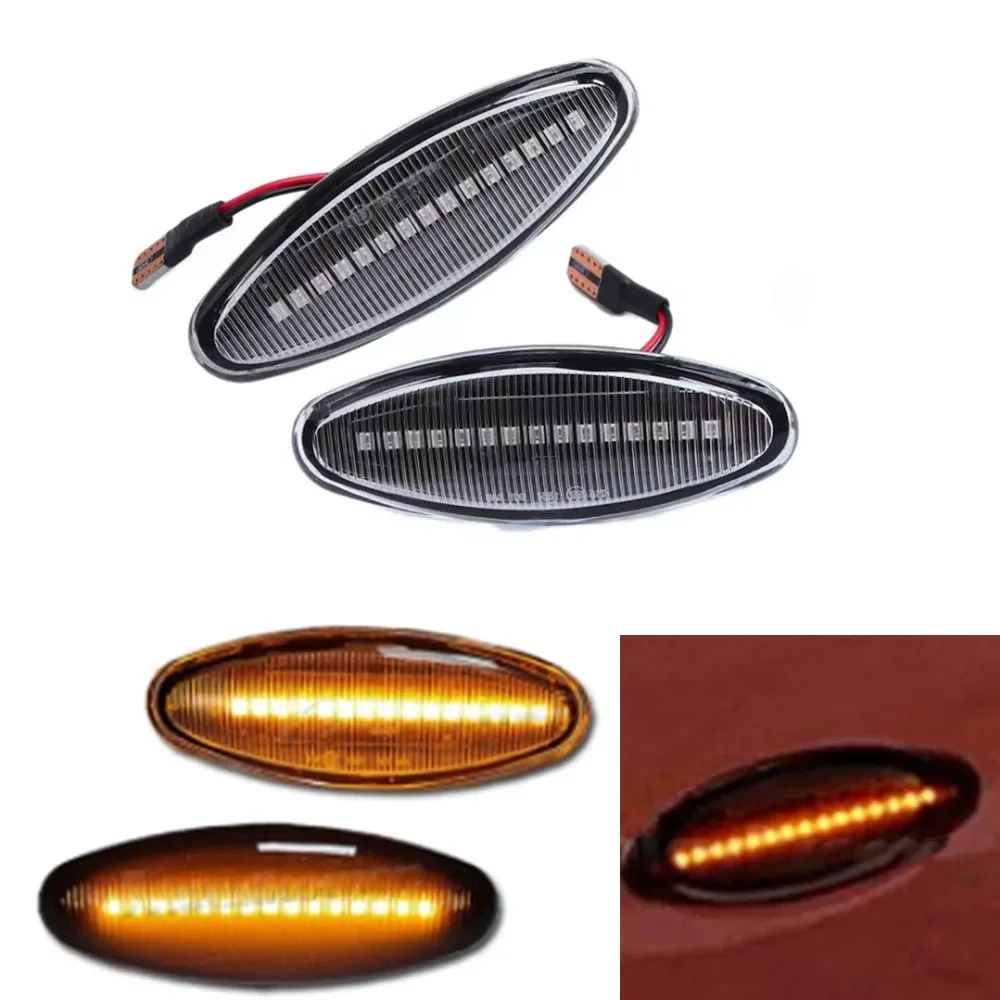 2Pcs Dynamic Led Si…