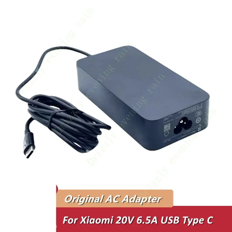 Original 20V 6.5a 130W type C AD130 AC adapter laptop charger for Xiaomi Redmi book pro 15 MA2202-BD bi notebook power supply