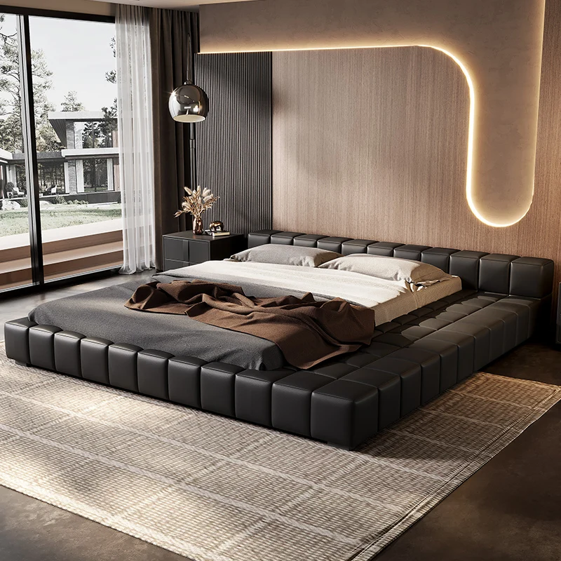 

Floor Storage Massage Bed Modern Design Space Saving Full Massage Bed Simple Sleeping Frame Letto Matrimoniale Unique Furniture