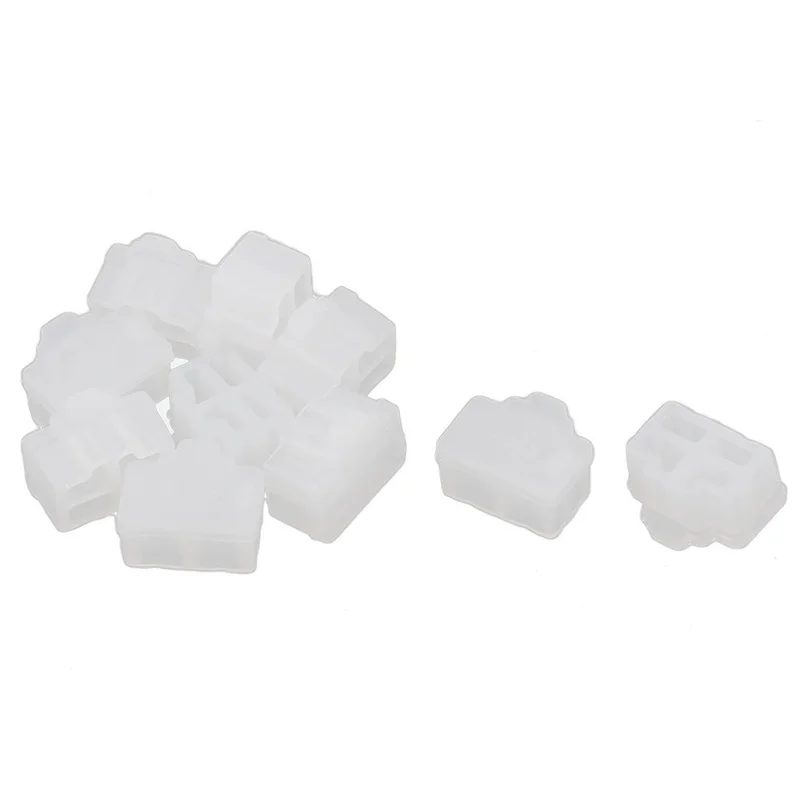 BAAG-Clear Ethernet Port RJ 45 Dustproof Cap Protection Stopper 20 Connector Plug