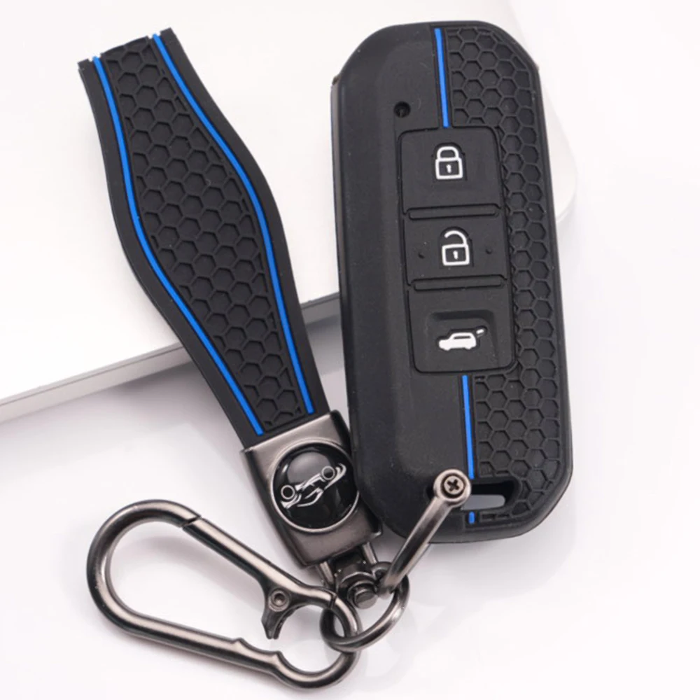 Key Case Cover Keychain For Chevrolet Captiva Turbo Groove Blazer Enjoy Optra For Baojun 510 560 730 RS-5 Easy Install Non Slip