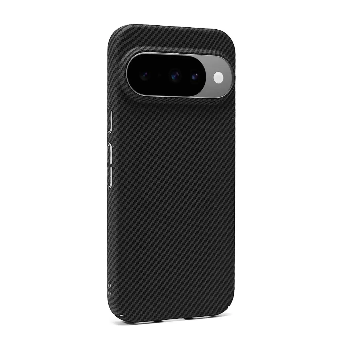 Hülle für Google Pixel 11 10 Pro XL mit integrierter magnetischer Kevlar-Kohlefaser-Struktur, hautfreundlicher, stoßfester PC-Schutzhülle