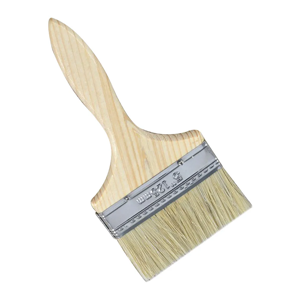 9Pcs Paint Brush Set Natural Bristle Wooden Handle for Furniture Wall Restoration Classic Chairs Tables Cabinets Painting Artist