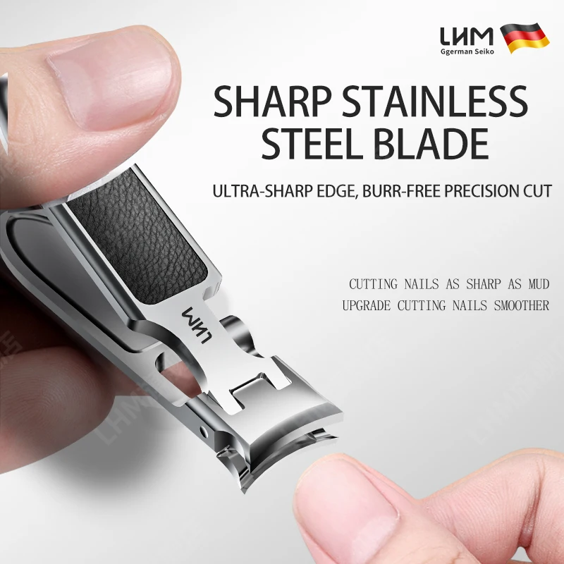 مقص أظافر القدم لكبار السن، أظافر سميكة، قصافة أظافر شديدة التحمل، مقصات أظافر احترافية مزودة بملف أظافر وP