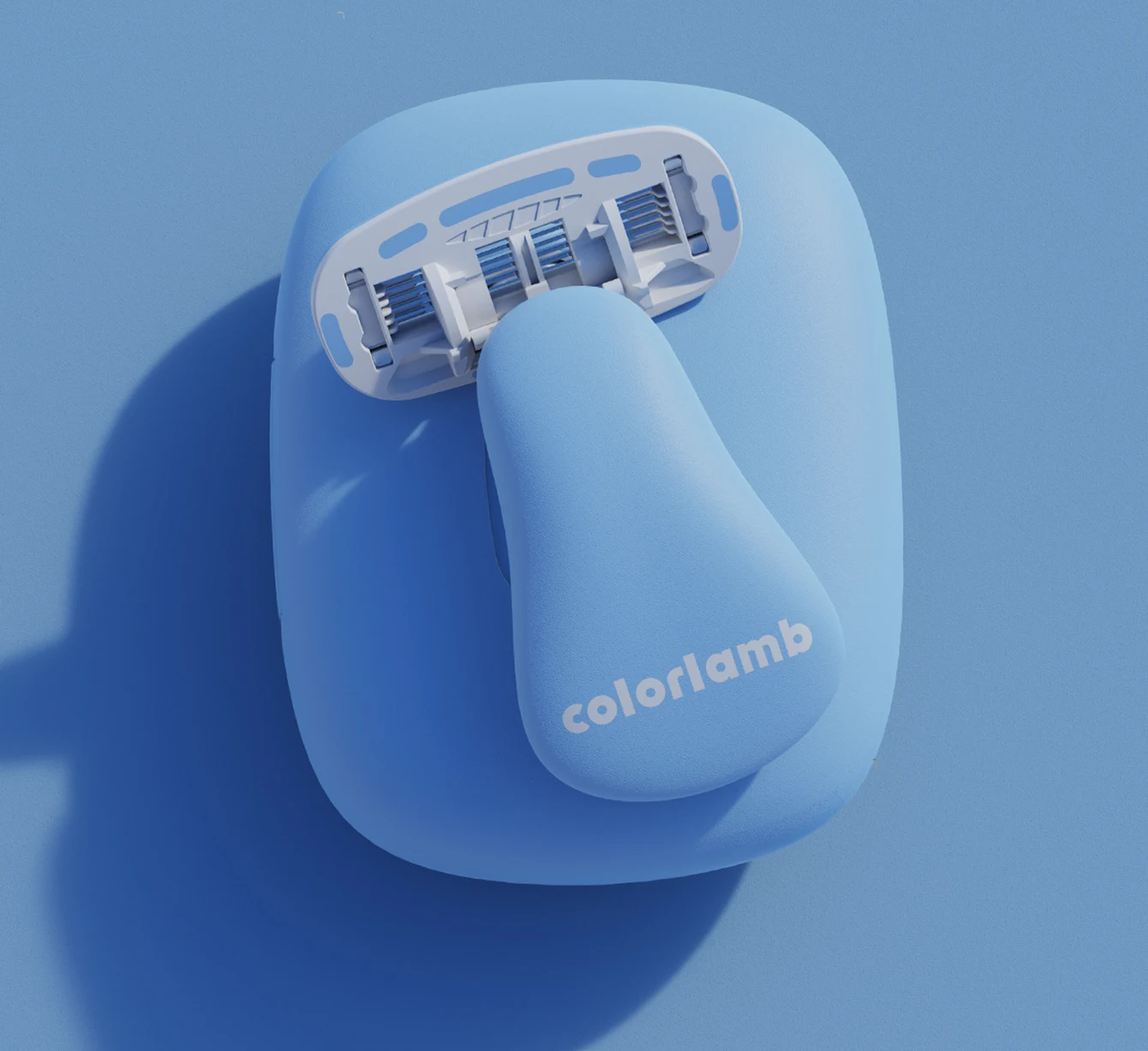 Colorlamb Tragbares Damen-Rasiermesser-Set, manueller Bikini-Rasierer, Haarentferner für den privaten Körper von Damen, mit Hautpflegekartuschen – Detail 15