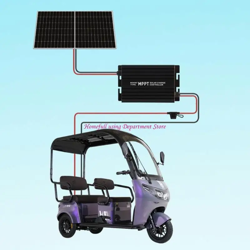 MPPT Solar Charging Hardware with Side Mounting and Input Regulation