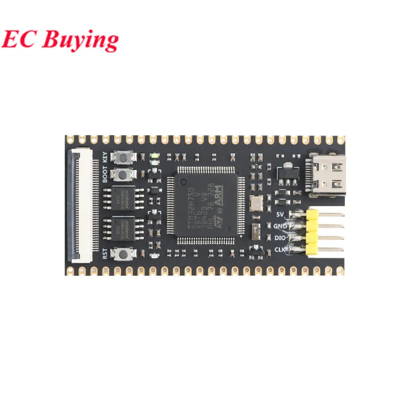 Stm32h750vbt6 stm32h750 stm32 32h750vb fk750m1 FK750M3-VBT6 chip core sistema aprendizagem módulo de placa desenvolvimento tela lcd tft