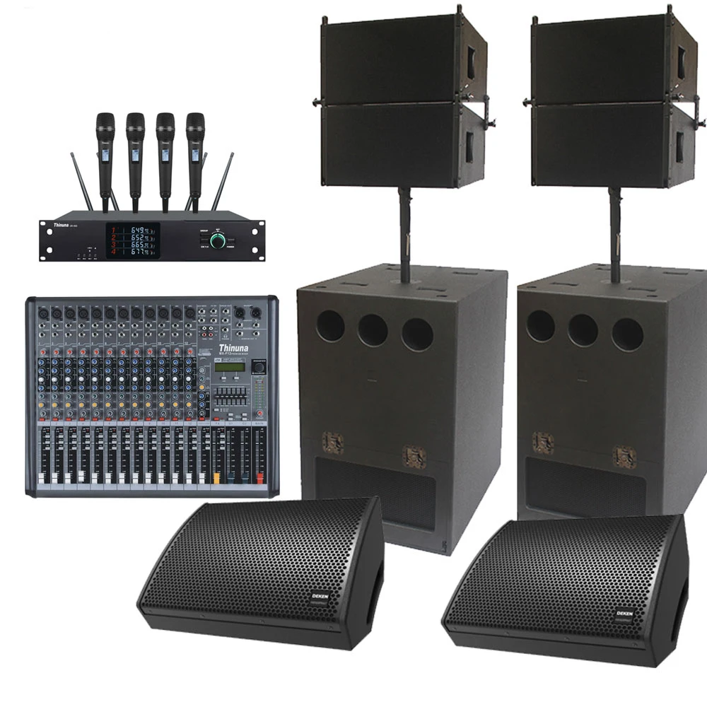 Professional Waterproof Active Line Array Kit High Power 10