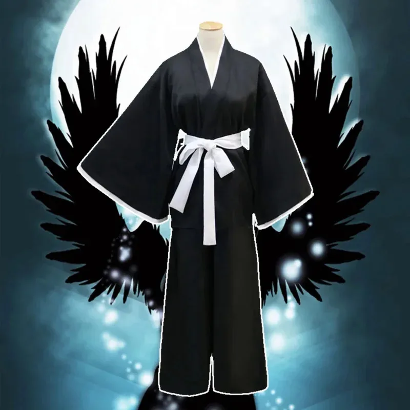 Bleach Cosplay Kuchiki Rukia Wigs and Kimono Uniform Halloween Costume For Woman Die Pa Anime Clothes Deguisement Disfraz Hombre