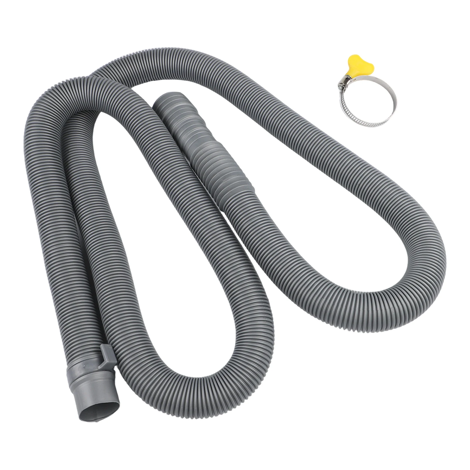 Flexible Connector PVC Drain Tube Kitchen Sink Cut-to-fit Excellent Sealing Wear Resistant PVC Easy Installation