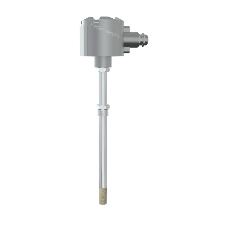 Renke Temp Humidity Transmitter Pt100 K Type RS485 Industrial Duct Type High Temperature Sensor