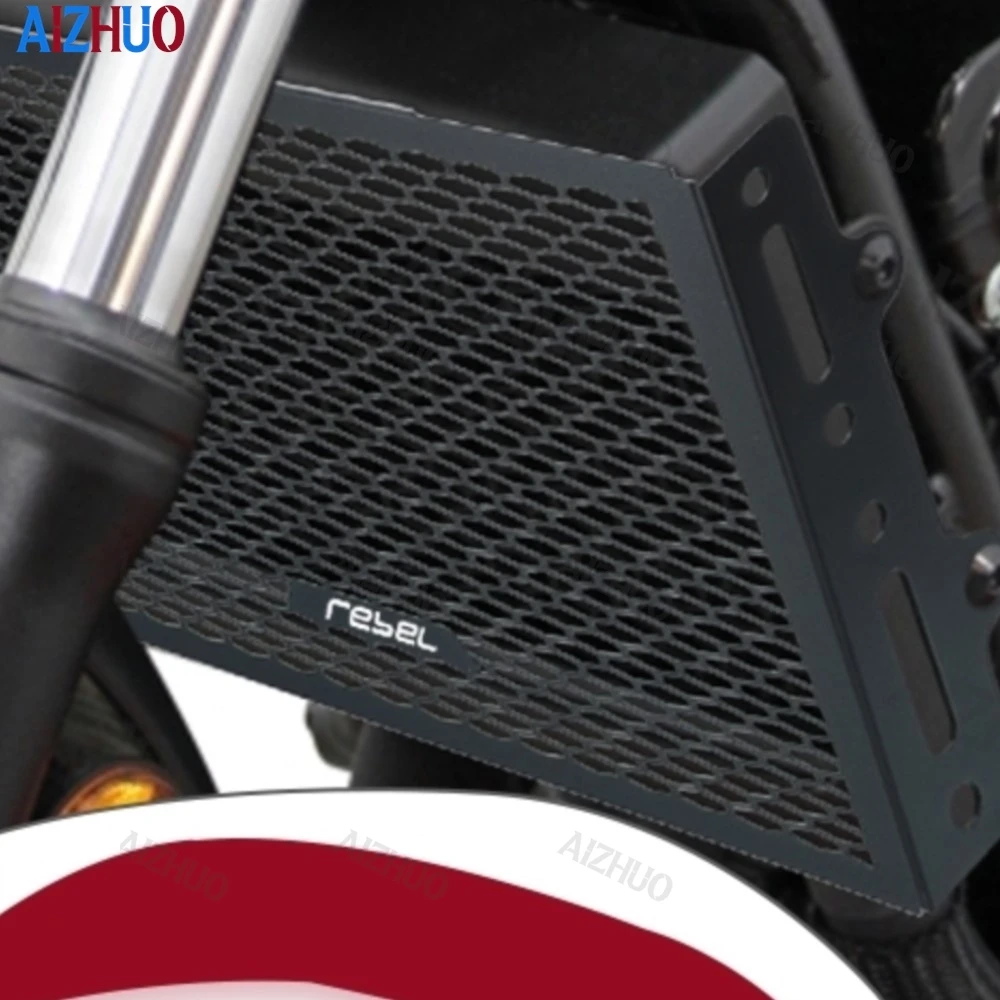 

CM 500 Motorcycle Radiator Guard Cooler Grille Protector Cover For Honda REBEL CMX/CM 500/300 REBEL500 2017-2023 2024 2025 2026