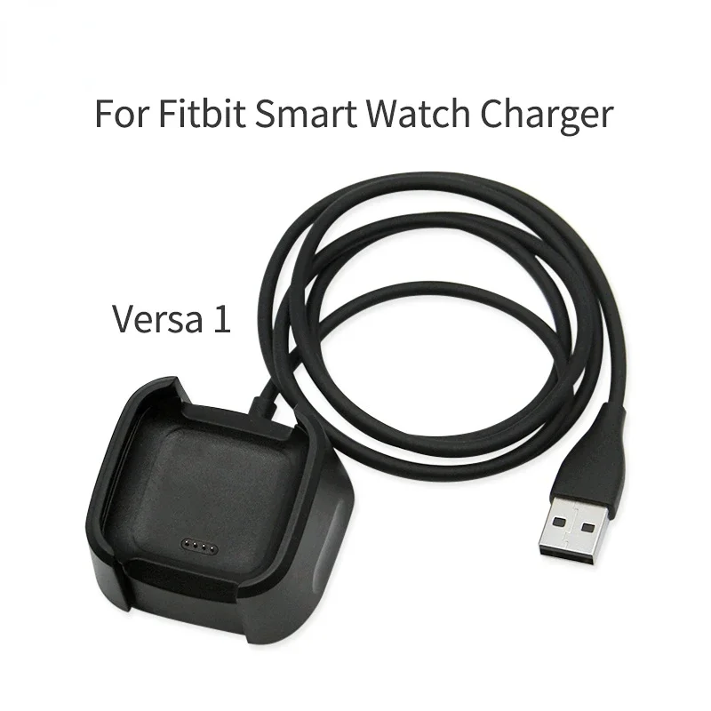 1M USB Charger Charging Cable For Fitbit versa lite Smart Watch Charging Replacement for fitbit versa 2 Wristband Dock Adapter