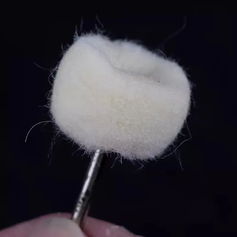 Mini Wool Polishing Head  2.35/3mm  Shank Buffing Wheel Polish Brush Drill Rotary Abrasive Tool Car Detail Cleaning Accessories