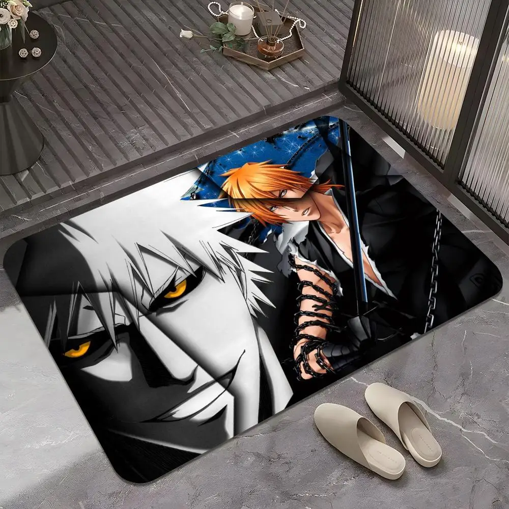 Anime Bleach Floor Mat HD Art Wall Room Decor Home Waterproof Home Living Bar Decorative Paintings