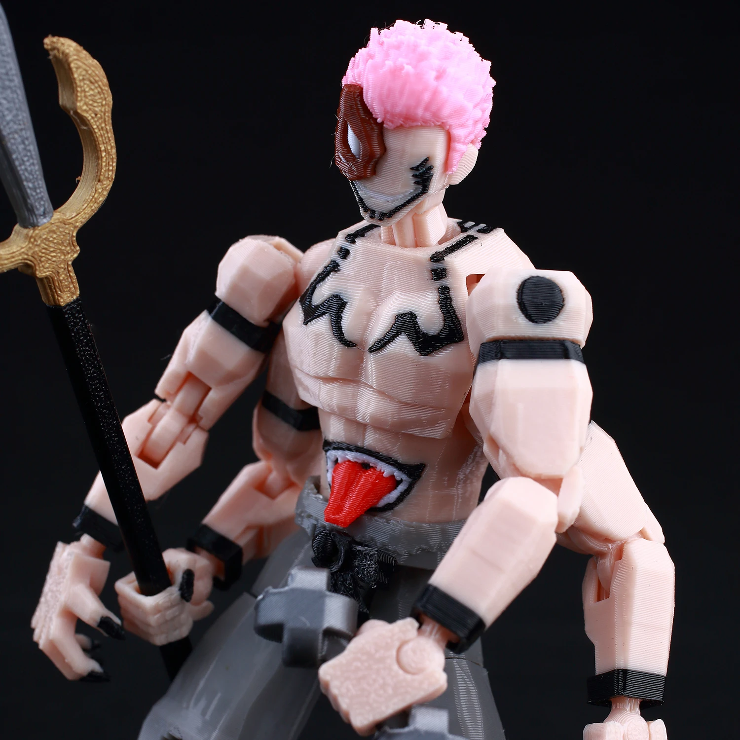 3d Printed Dummy13 Jujutsu Kaisen Ryomen Sukuna Action Figure Anime Model Toys Multi-Jointed Poseable Collectible Toy Gift