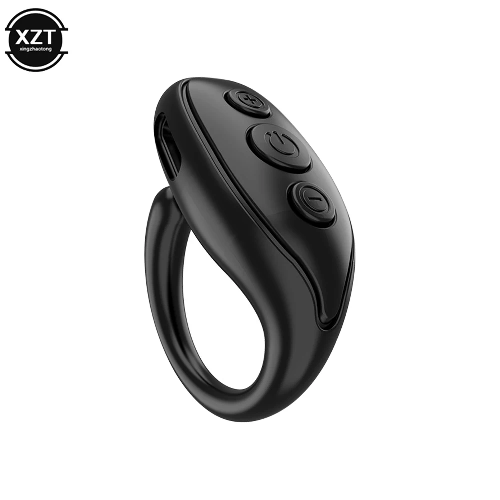 Bluetooth-compatible Fingertip Video Controller Short Video Page Flipping Device Mobile Phone Remote Control Ring Controller