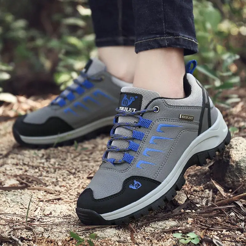 Women's Outdoor Climbing Shoes Autumn Winter Casual Hiking Traveling Couple's Dad's Low Cut Warm Boots Mountain Climbing