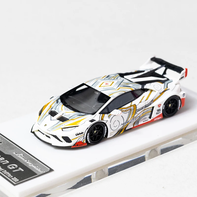 Flame 1/64 Lamborghini Huracan GT LP610 alliage jouet véhicule à moteur moulé sous pression en métal modèle cadeaux