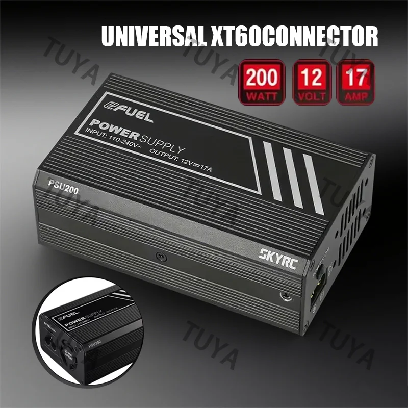 EFUEL PSU200 200W 17A Power Supply Adapter - For B6 Lite Charger, RC FPV Racing Drone, Quadcopter, Stable DC Power Supply