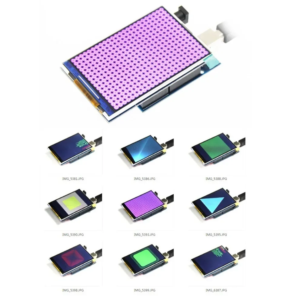 شاشة عرض 3.5 بوصة تعمل باللمس 480x320 TFT 3.5 "وحدة LCD لراسبيري بي لـ Arduino Mega2560 ESP32 MAR3501 #4