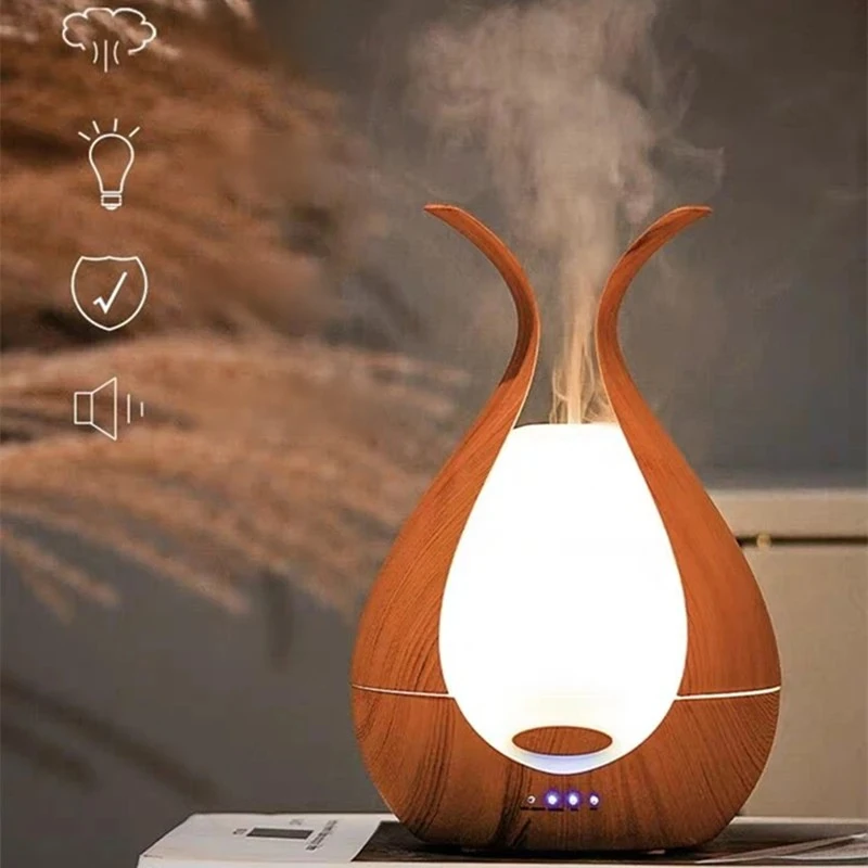 Ultrasonic 3-in-1 Aroma Diffuser & Humidifier with Night Light - Sleep Aid Mist Machine for Bedroom, Spa, Hotel and Office Use
