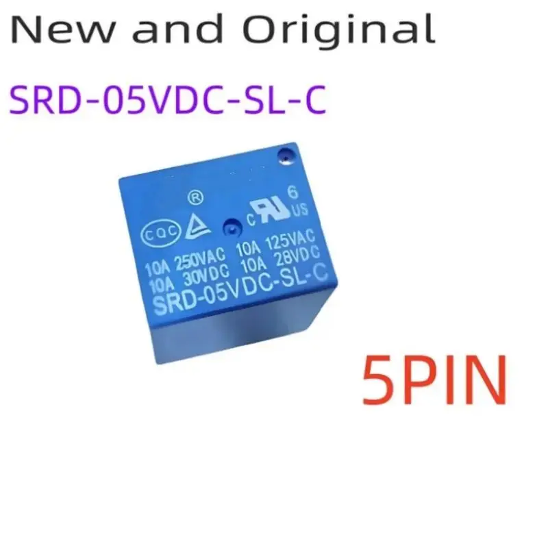 

New and Original SRD-05VDC-SL-C RELAY 5V