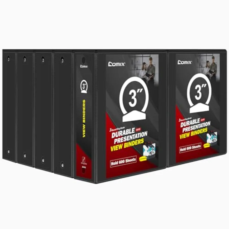 

Прочный круглый кольцевой переплет для документов, базовый кольцевой переплет на 600 листов, подходит для бумаги формата 8,5 x 11 дюймов.