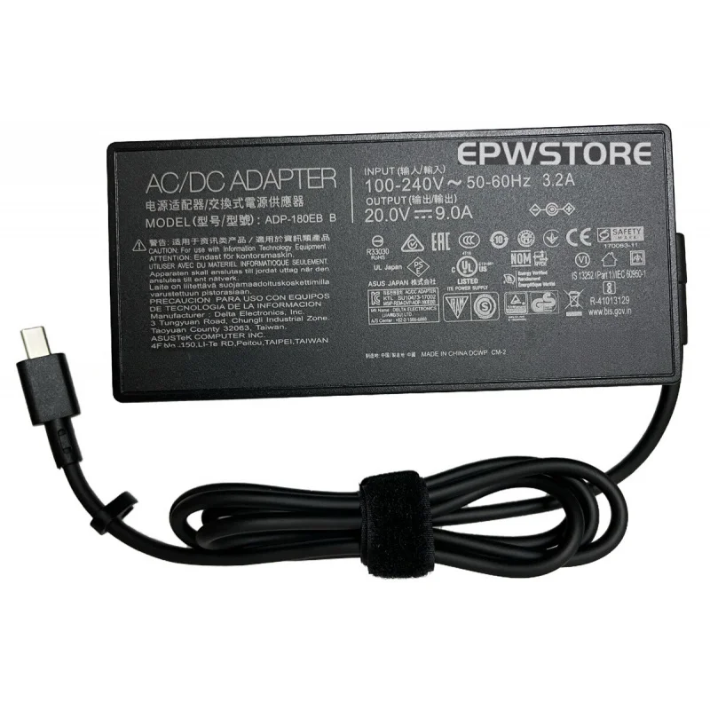 BB+20V 9A 180W AC Adapter Charger For ASUS ROG Zephyrus GA403UV-QS093W Laptop view 2