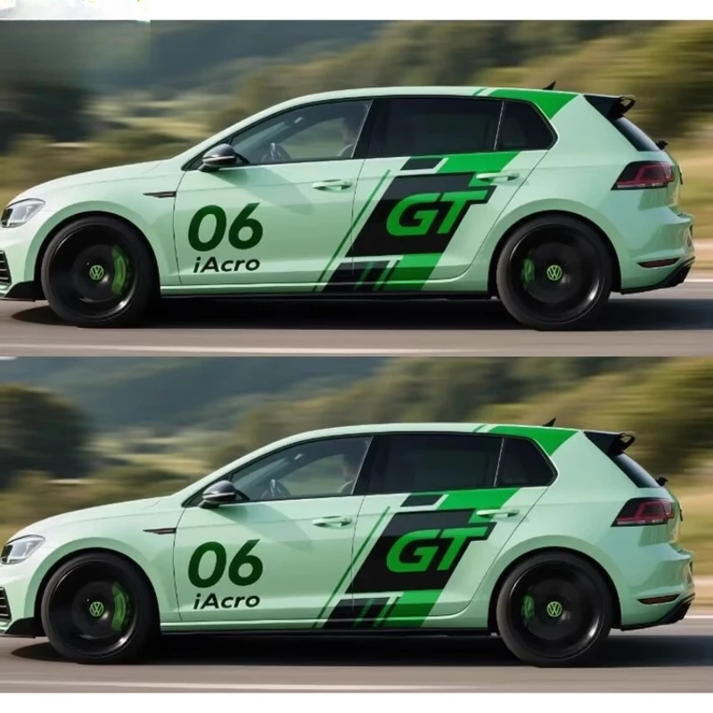 

Car Vinyl sticker FOR VW golf 6 golf7 golf8 MK5 body exterior decoration personalized custom sports decal accessories