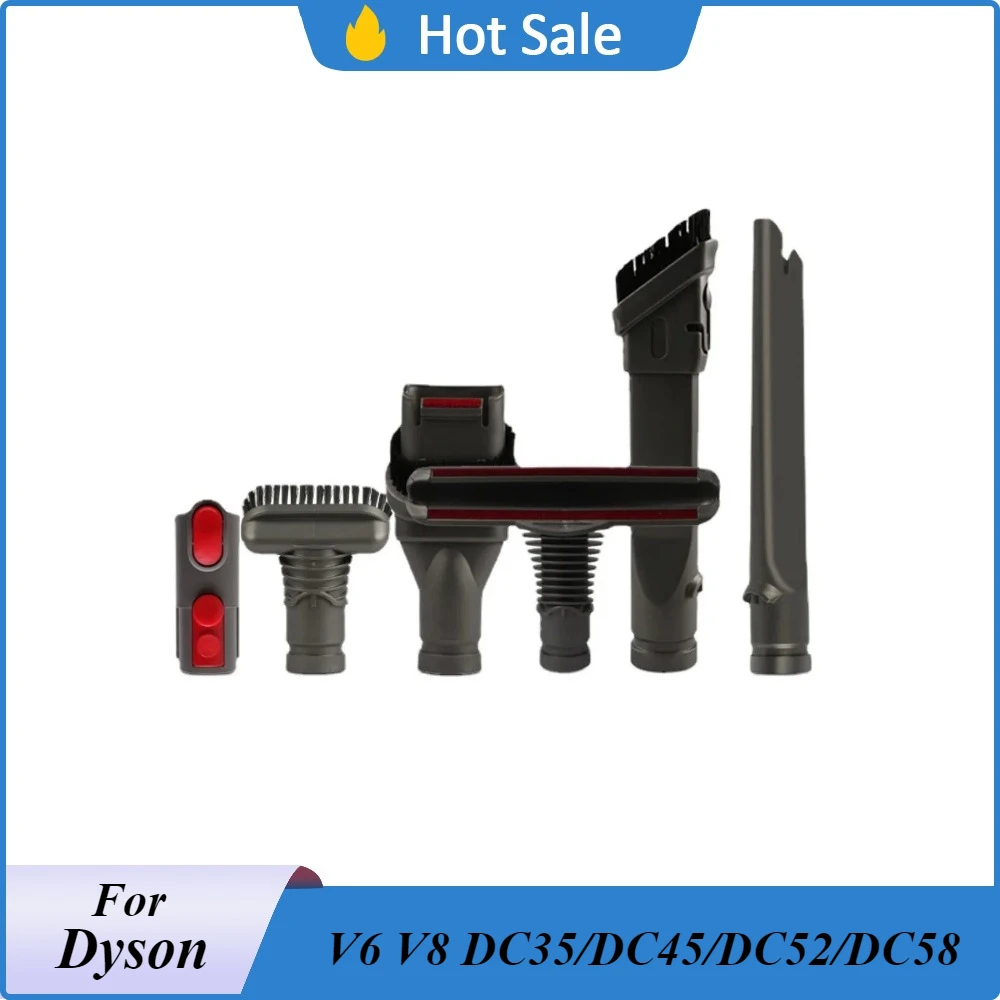 Комплект адаптеров Dyson V6 V8 — совместимый с насадками для вакуумной щетки DC35/DC45/DC52/DC58