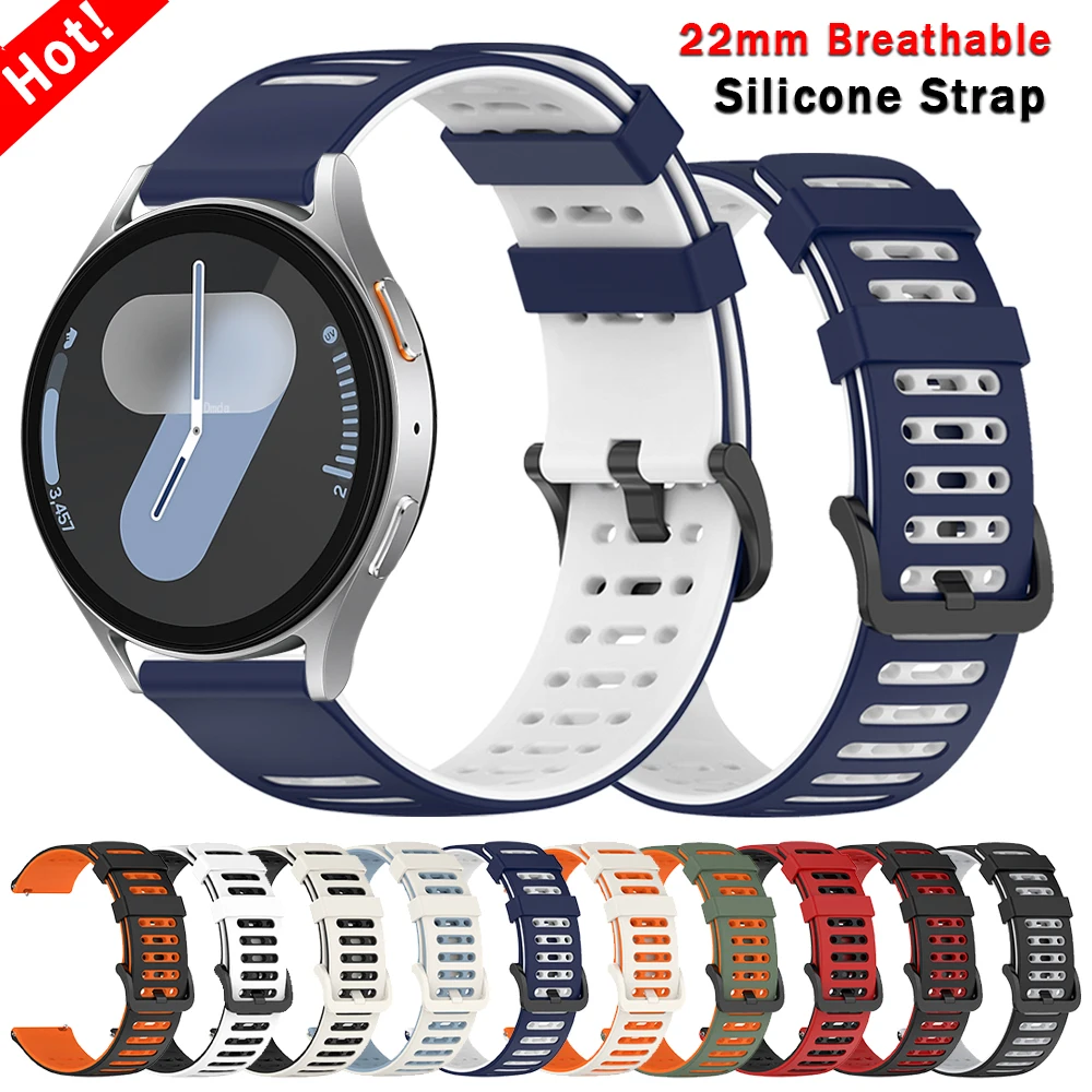 22 مللي متر استبدال العصابات تنفس لساعة سامسونج جالاكسي 46 مللي متر 3 45 مللي متر جير S3 الكلاسيكية حزام ل Garmin Forerunner 570 47 مللي متر سوار