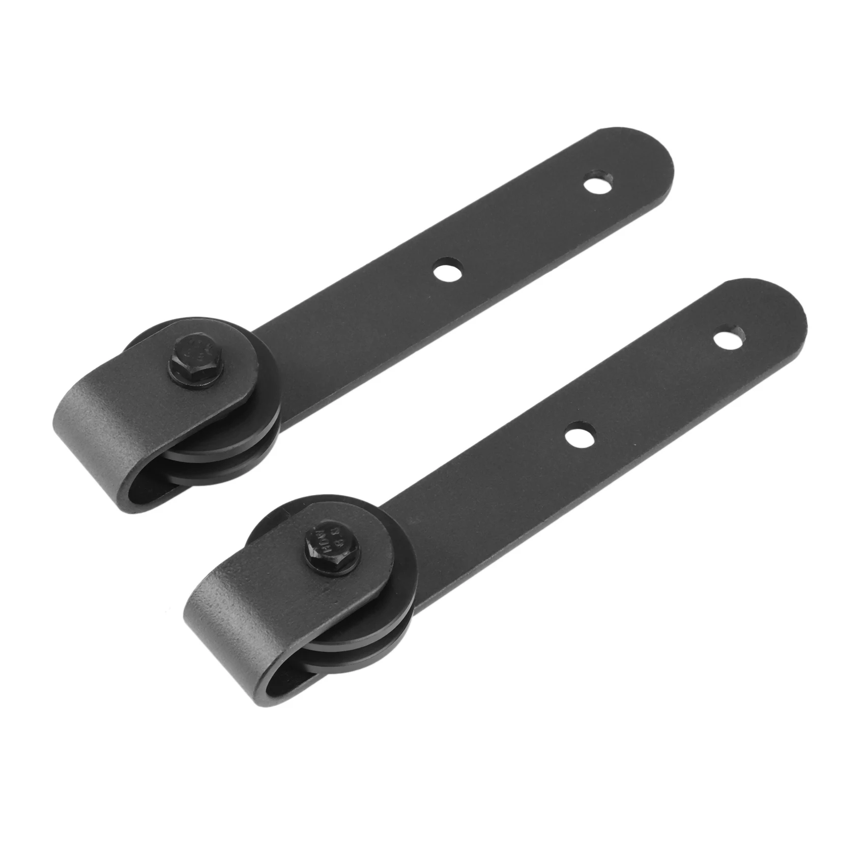 M12K-3X Cabinet Sliding Barn Door Hardware Kit Super Mini Sliding Door Hardware Hardware Kit Top Mount Hanger Track Closet