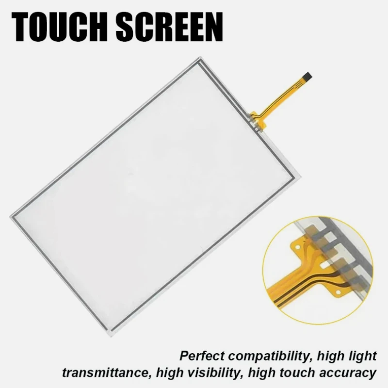 8'' Radio Touch Screen Glass Digitizer Panel LA080WV2 TD01  LA080WV2 TD03 For 14-19 Toyota Highlander Car Multimedia Player