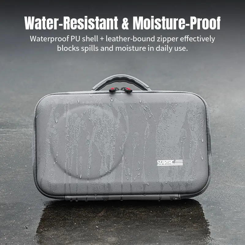 STARTRC Borsa portaoggetti in PU per DJI Osmo 360 fotocamera e accessori Borsa da trasporto portatile a tracolla in Lycra con tracolla