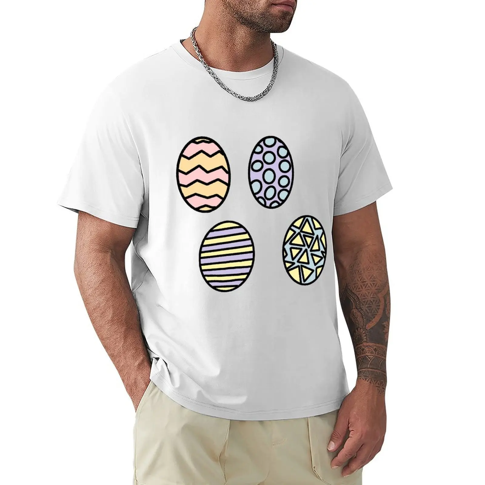 Easter Egg Sticker/magnet Pack T-Shirt blacks quick-drying sublime plus sizes oversized t shirt men