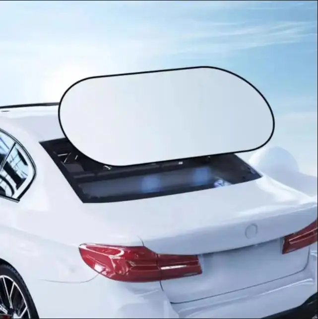 

1PC Car Titanium Silver Sunshade Rear Sunshade Rear Sunshade Heat Insulation Sunshade Car Interior Sunshade Panel Car Sunshade