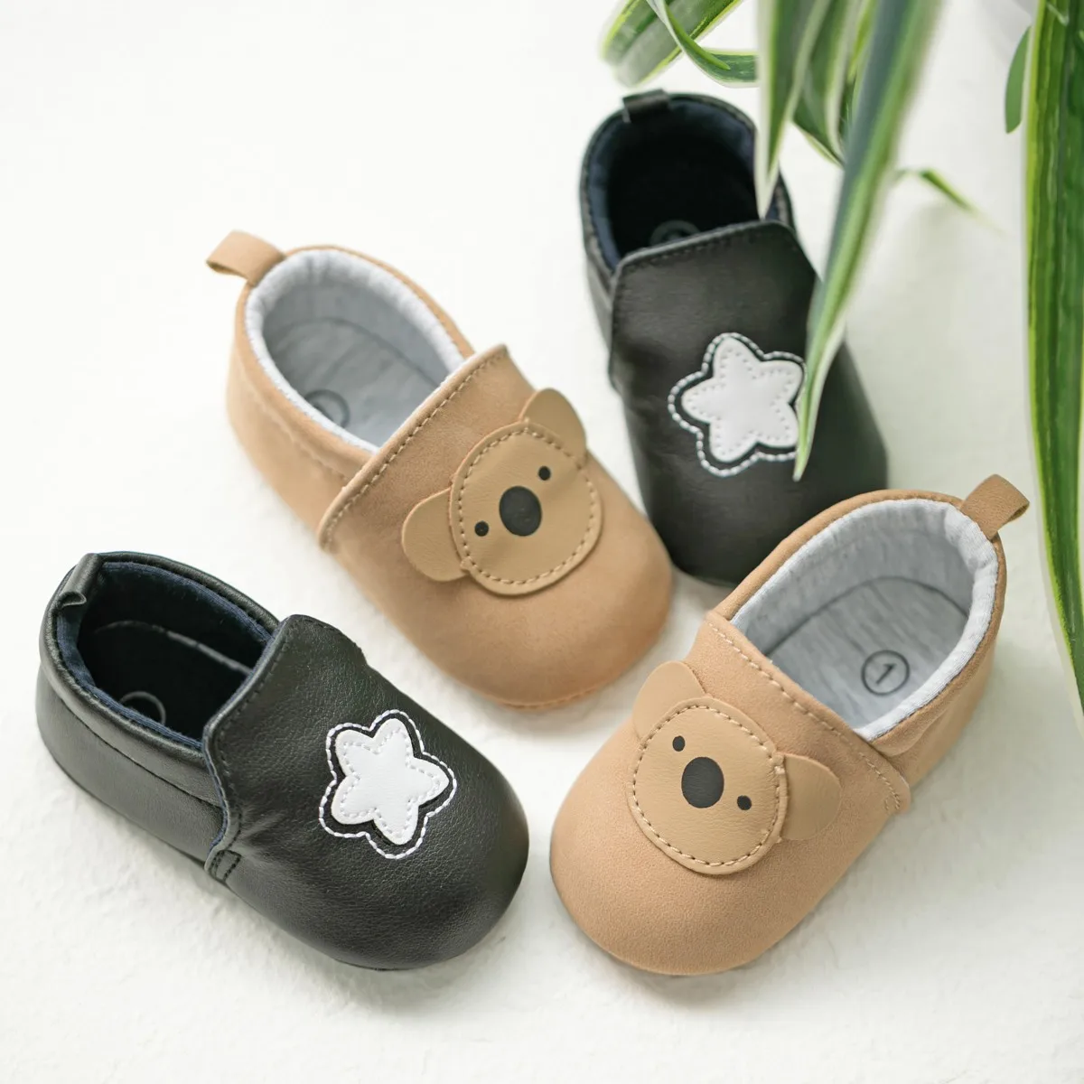 

Baby Leather Casual Crib Shoes For First Steps Toddler Girl Boy Newborn Infant Educational Walkers kids Children Animal Sneakers