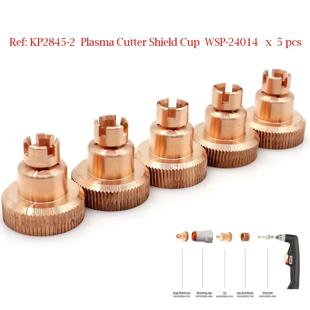 Plasma Máquina de Corte Guarda Copo Wsp-24014 Plasma Consumíveis para Tomahawk 1538 Lc105 Tocha Corte Peças Kp28452