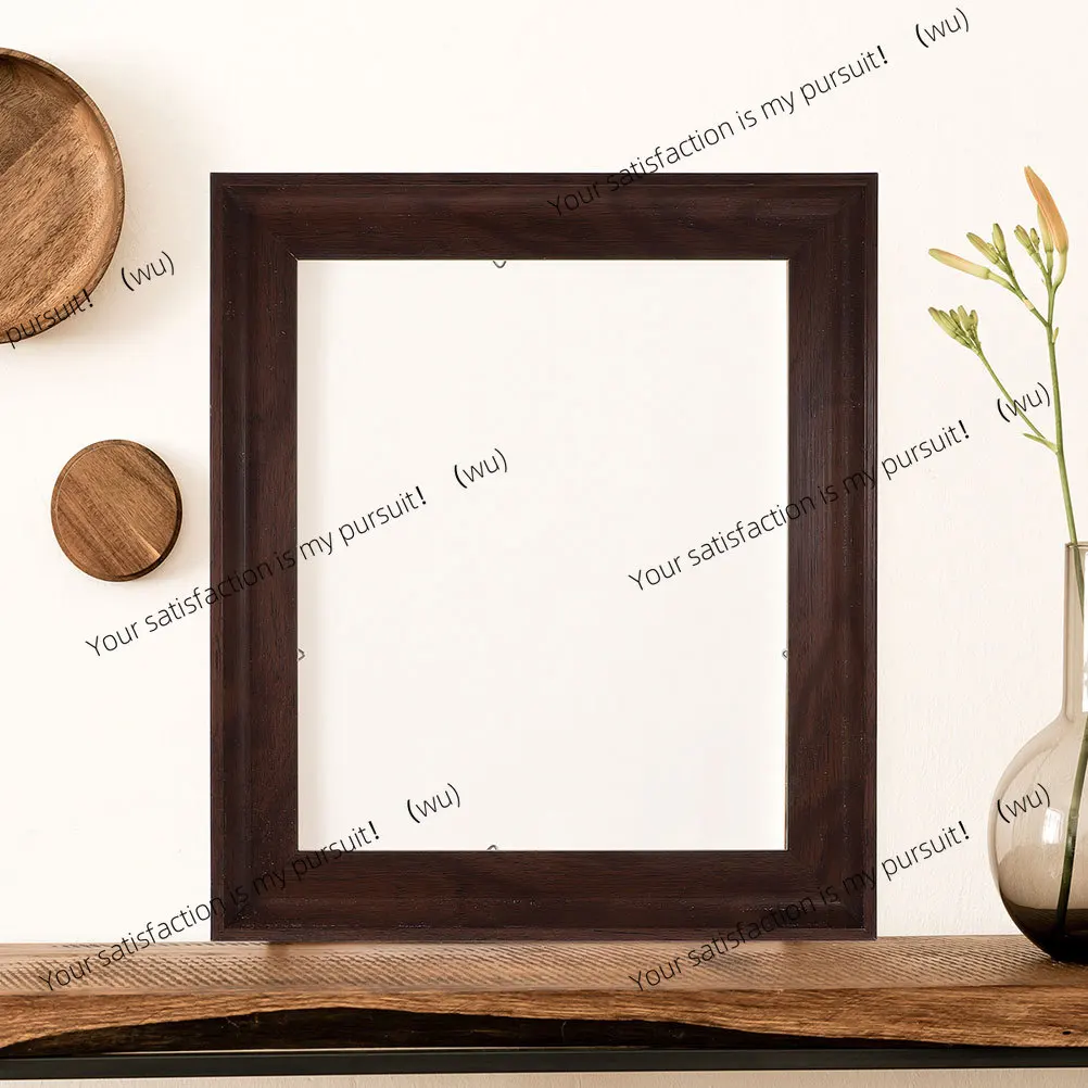 Oil Painting Frame 20x30cm Coffee Brown Canvas Floating Frames Wooden Picture Frames For Photo Picture Home Decoration