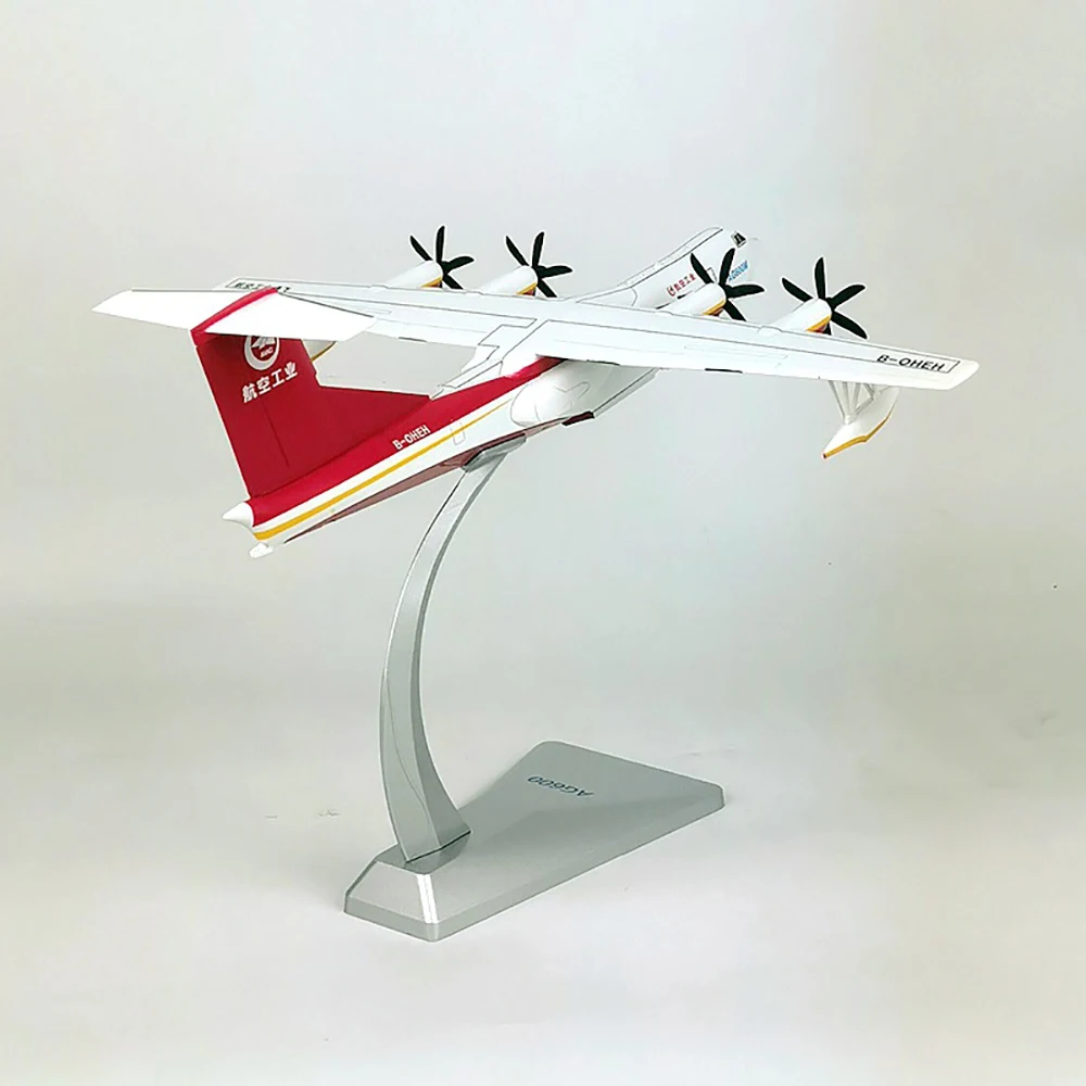 AG-600 طائرة مائية JL-600 كونلونغ نموذج طائرة 1:130 نسبة مقلد طائرة برمائية يموت الصب سبيكة ثابتة حلية