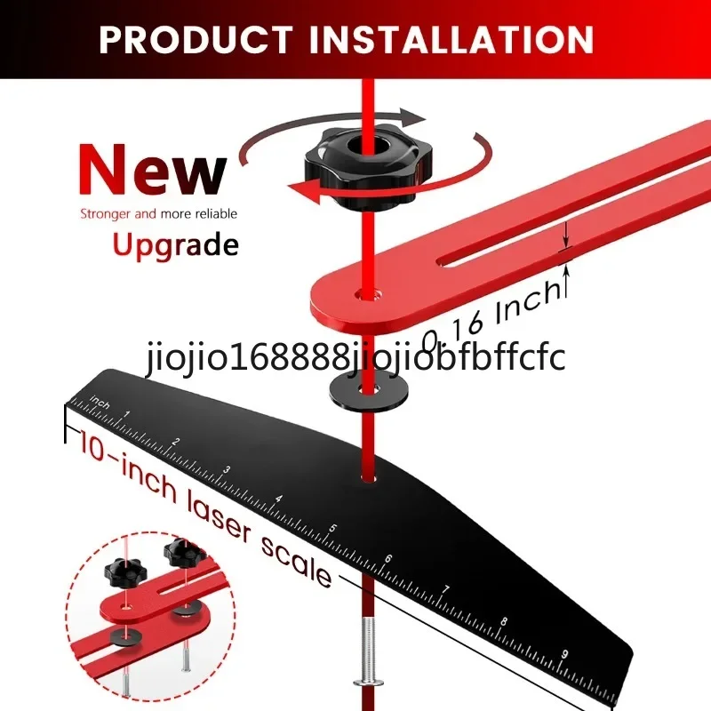 Suitable For Stair Tread Template Tool - Step Measuring Jig with Ruler and Angle - 10.2In to 60In Guage Wizard Scribe Tool Cutti
